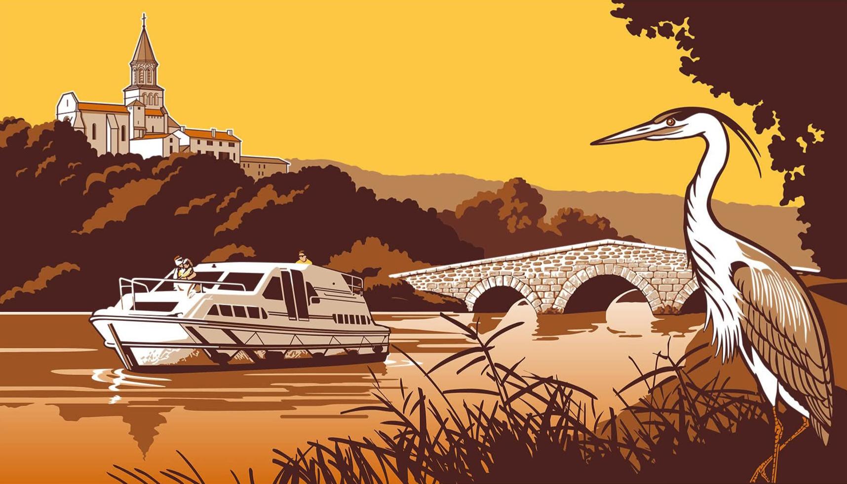 Photo du panneau : vallée de la Charente